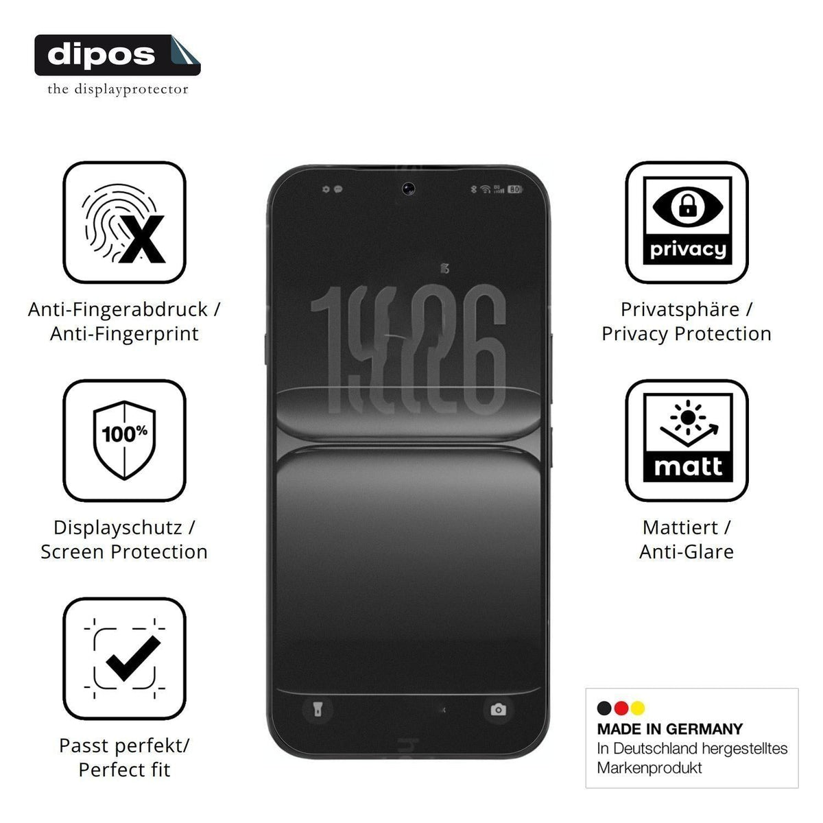 Blickschutzfolie für Infinix Note 60 Ultra matt Sc (5)