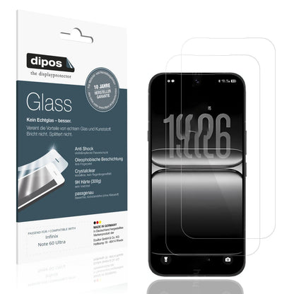 2x 9H Schutzfolie für Infinix Note 60 Ultra Panzer (1)