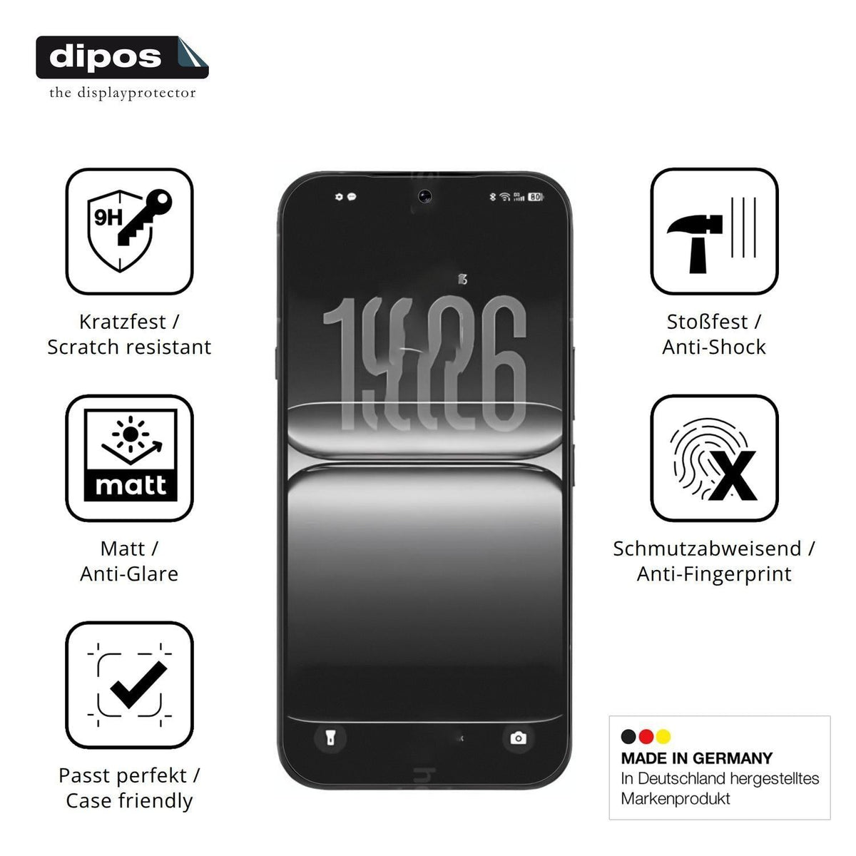 2x 9H Schutzfolie matt für Infinix Note 60 Ultra P (7)
