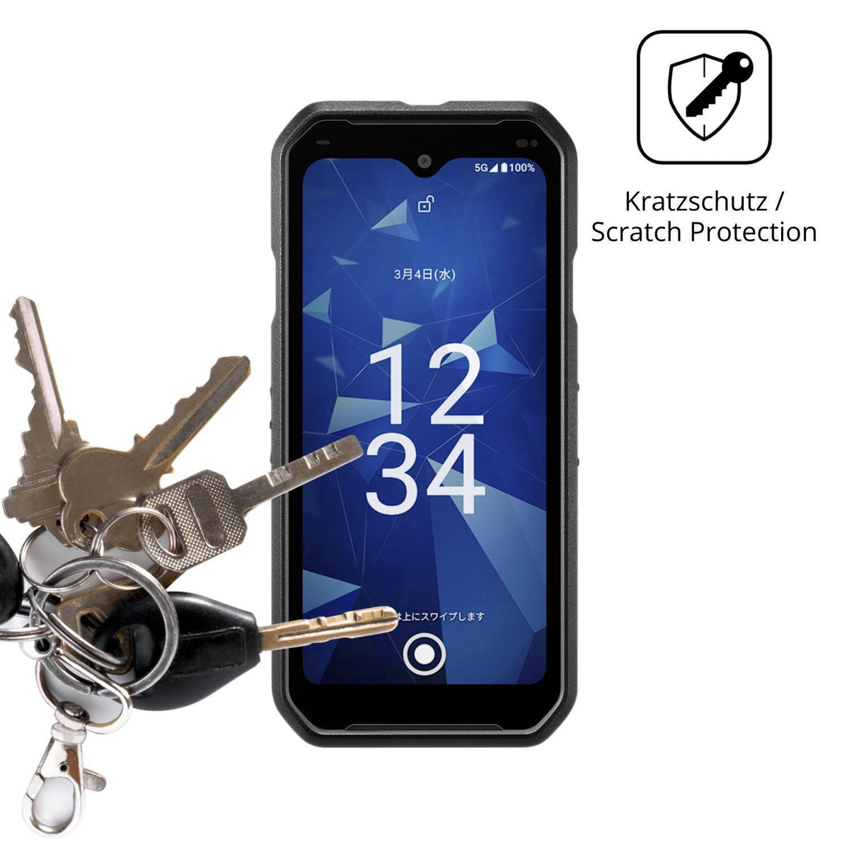 4x Schutzfolie klar für Kyocera DuraForce EX2 Disp (4)