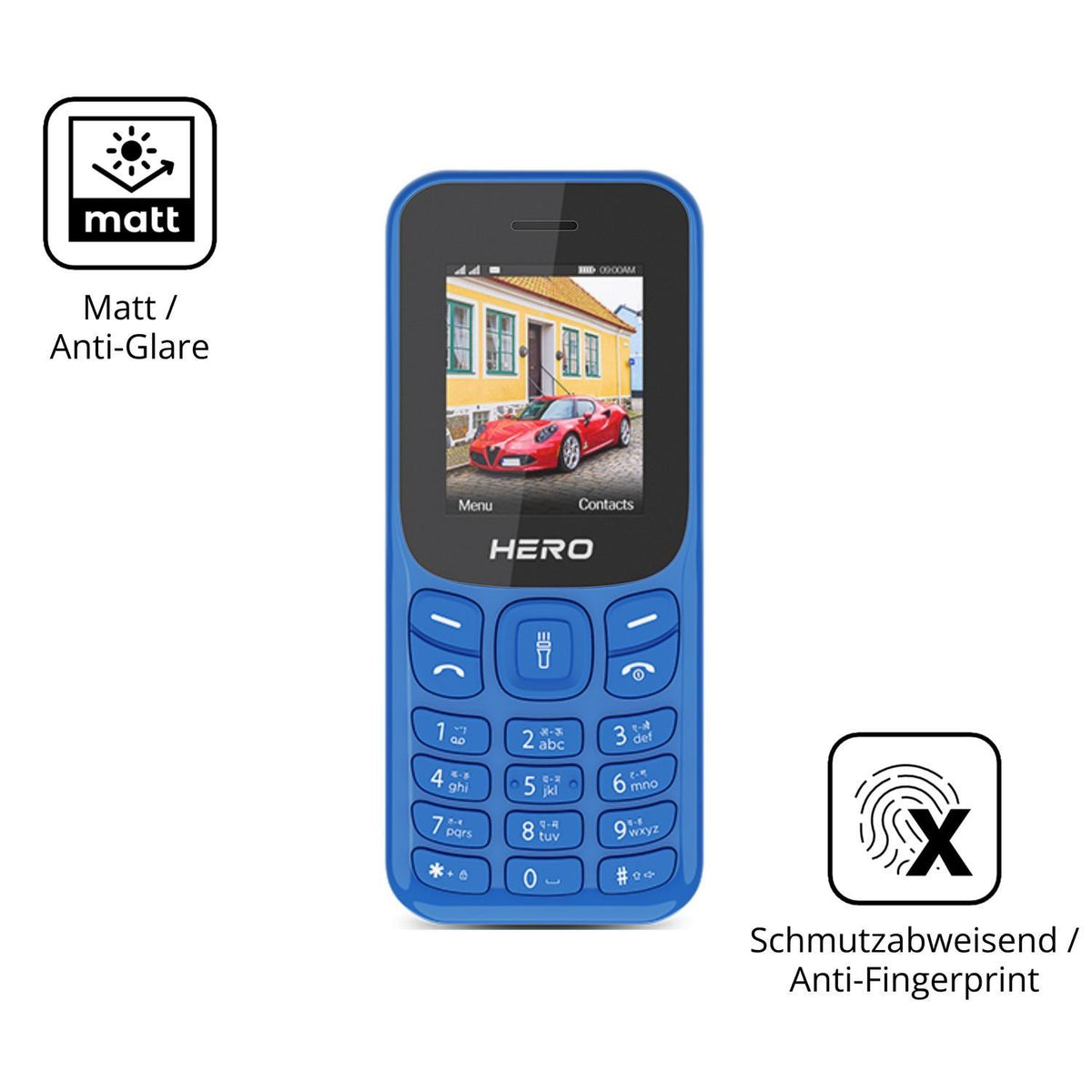 2x 9H Schutzfolie matt für Lava Hero Shakti 2025 P (5)