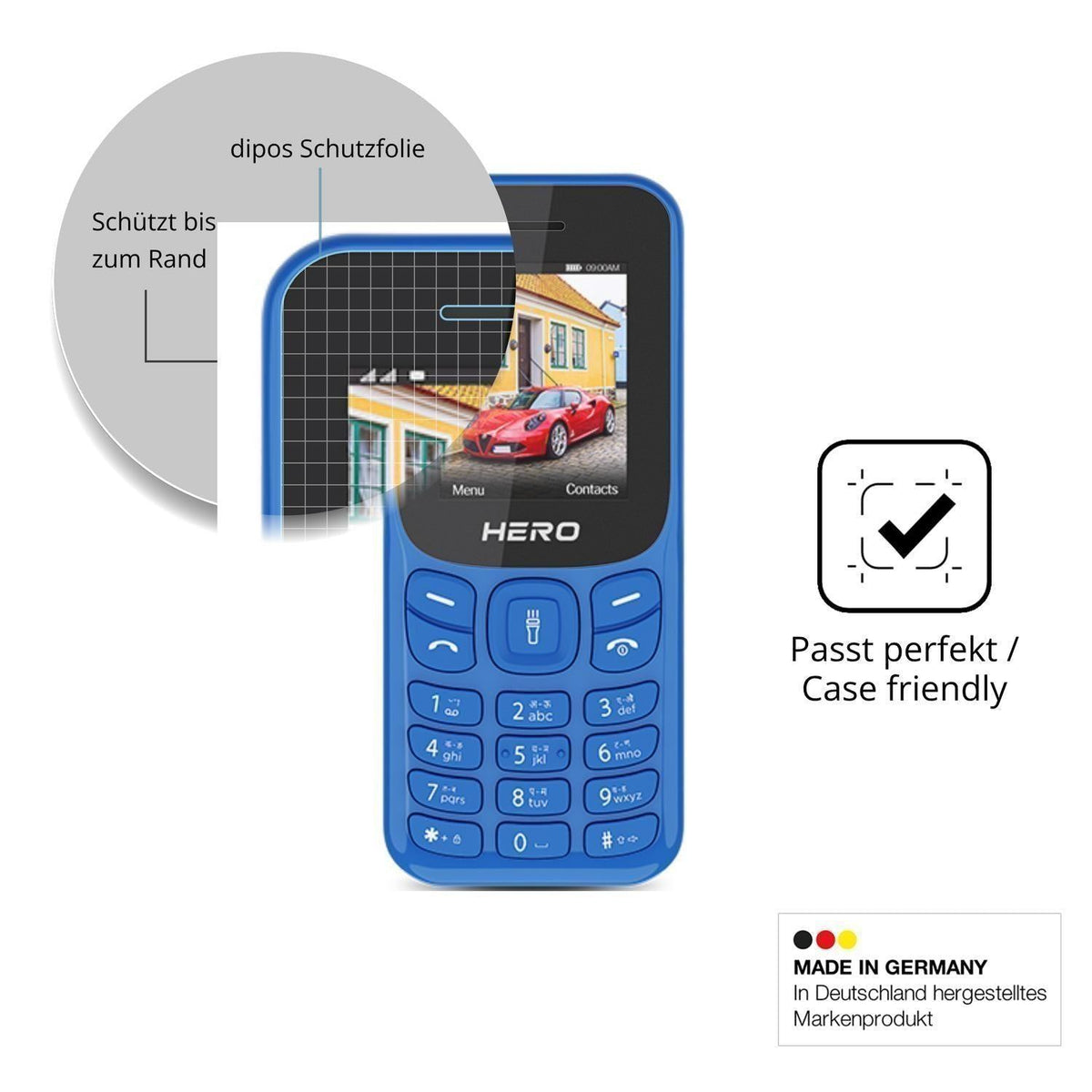 2x 9H Schutzfolie matt für Lava Hero Shakti 2025 P (6)