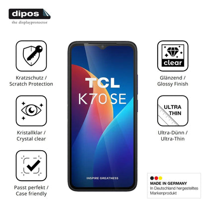 4x Schutzfolie klar für TCL K70 SE Display-Schutzf (7)