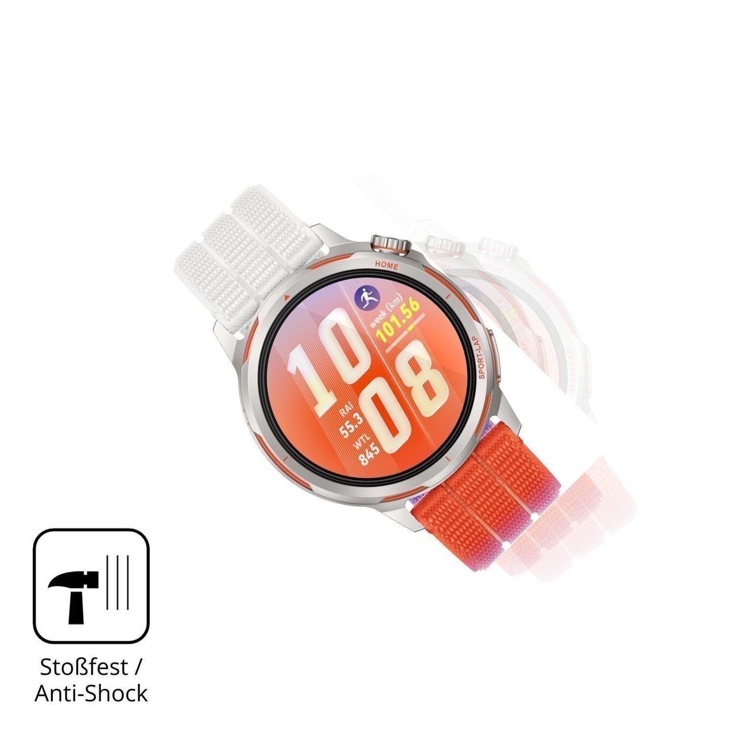 2x 9H Schutzfolie für Huawei Watch GT Runner 2 Pan (4)