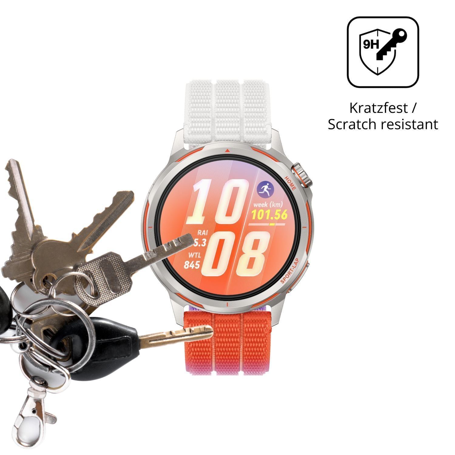 2x 9H Schutzfolie matt für Huawei Watch GT Runner  (3)