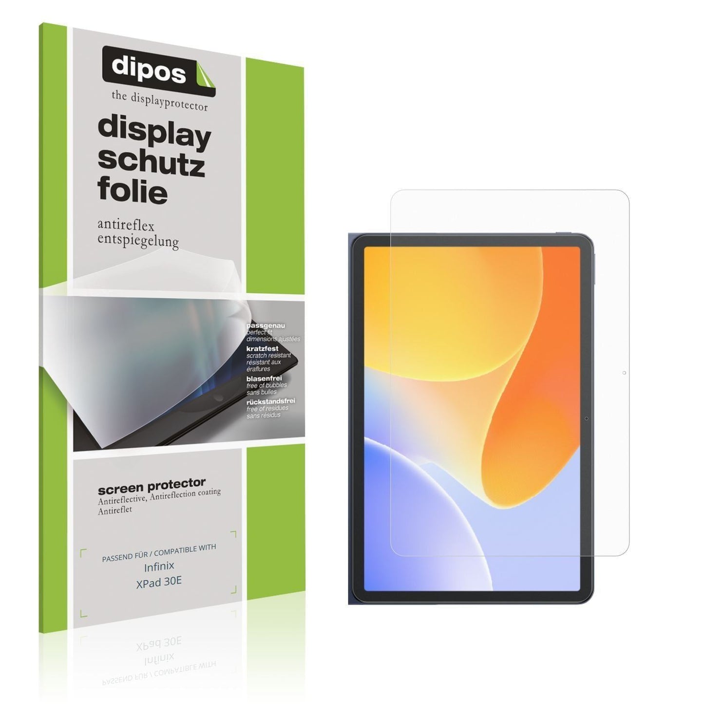 2x Schutzfolie matt für Infinix XPad 30E Display-S (1)