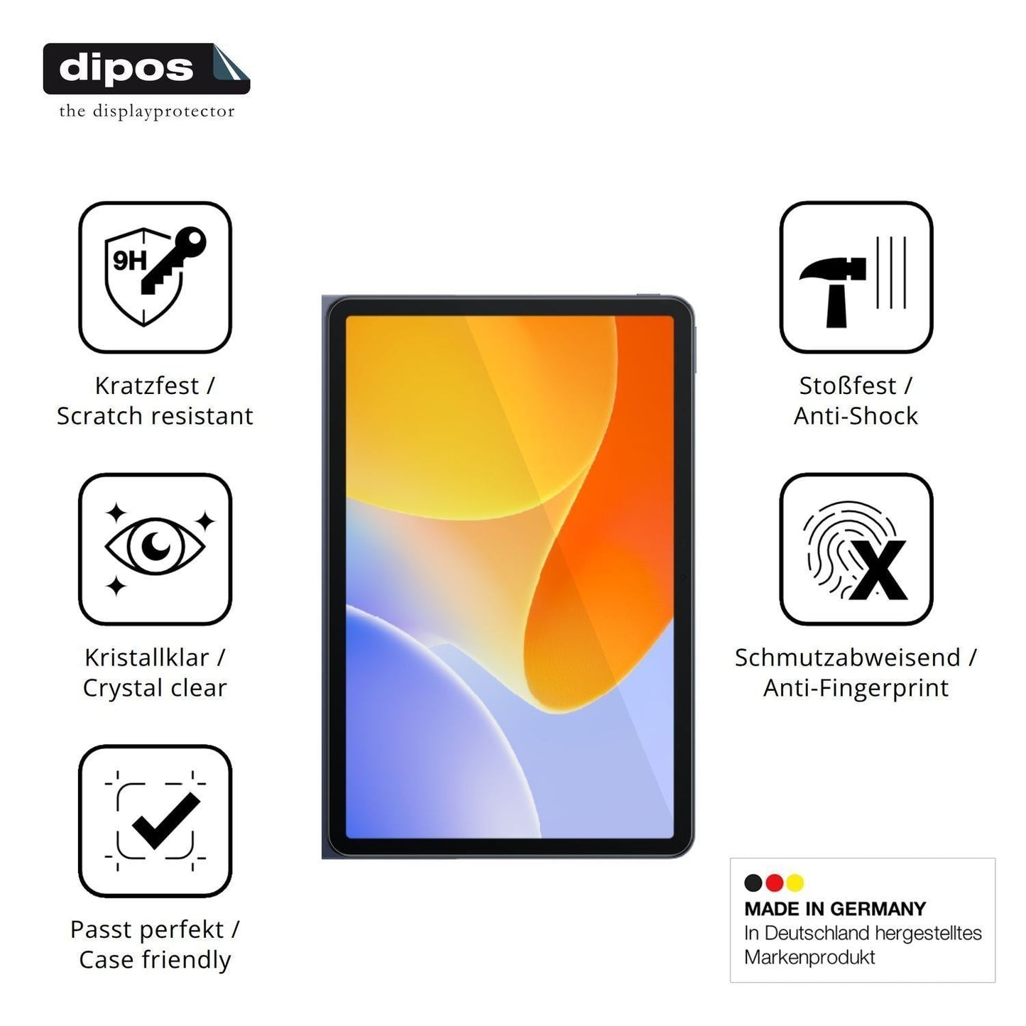 2x 9H Schutzfolie für Infinix XPad 30E Panzerfolie (7)