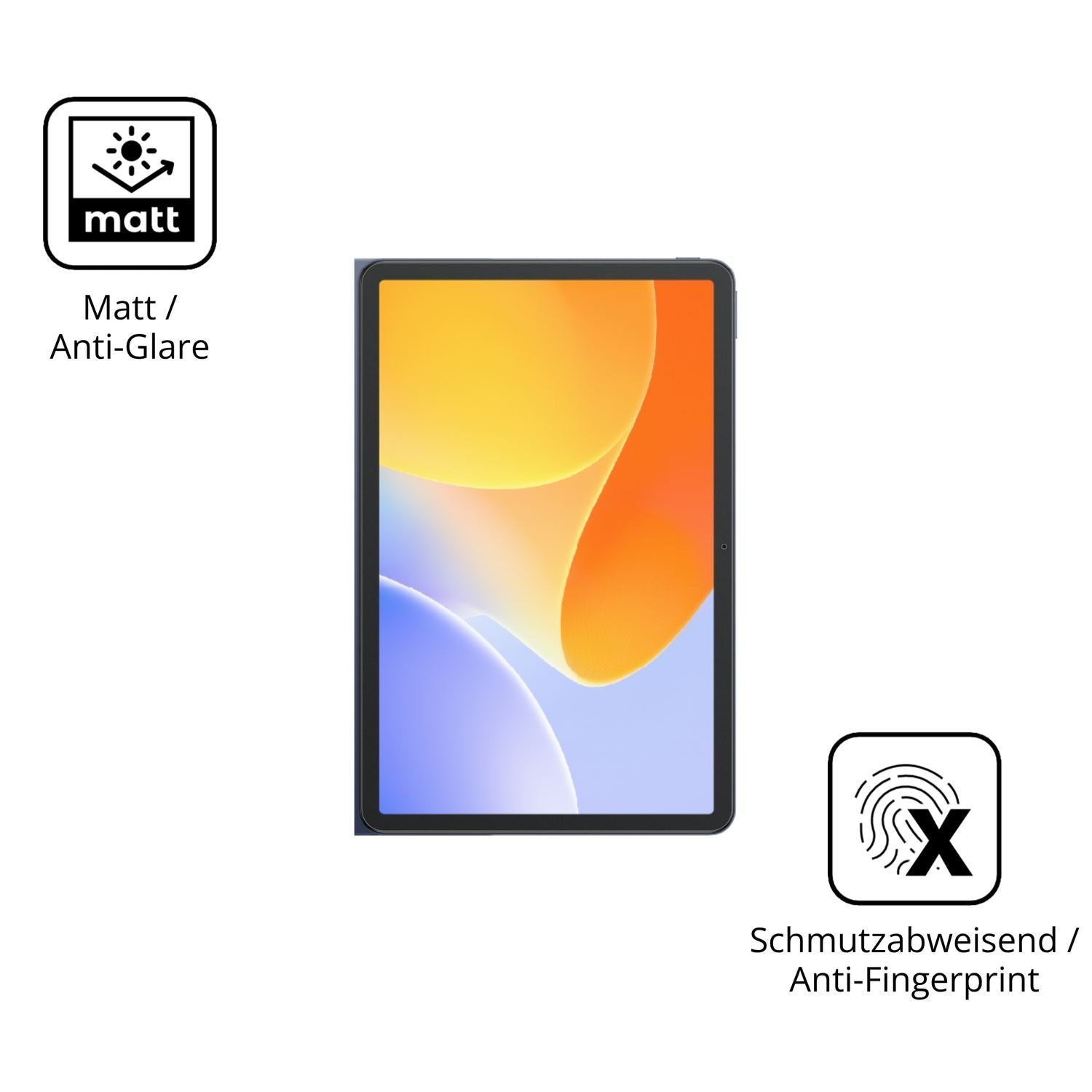 2x 9H Schutzfolie matt für Infinix XPad 30E Panzer (5)