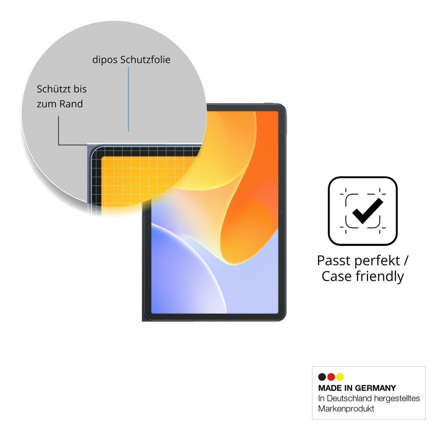 2x 9H Schutzfolie matt für Infinix XPad 30E Panzer (6)