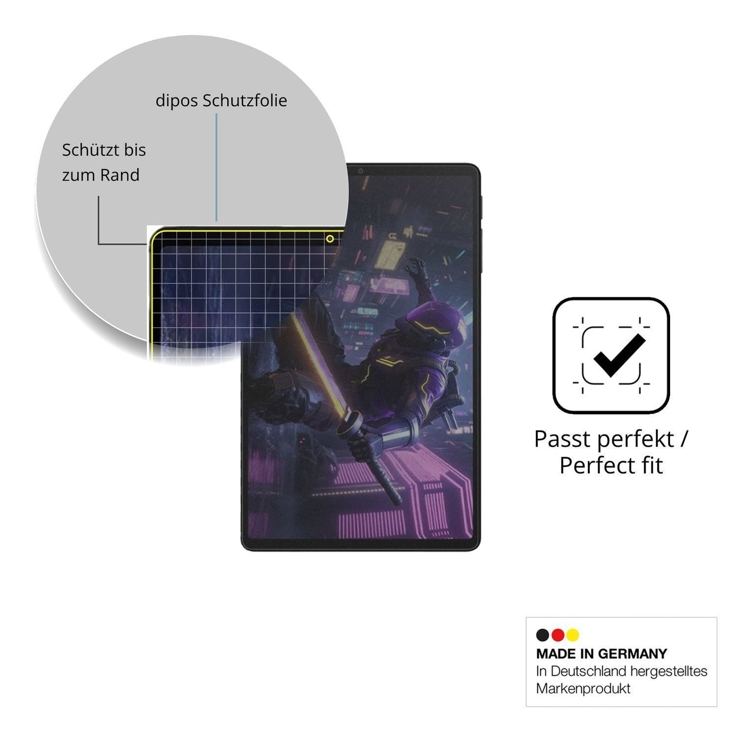 Blickschutzfolie für Xiaomi Black Shark Gaming Tab (4)
