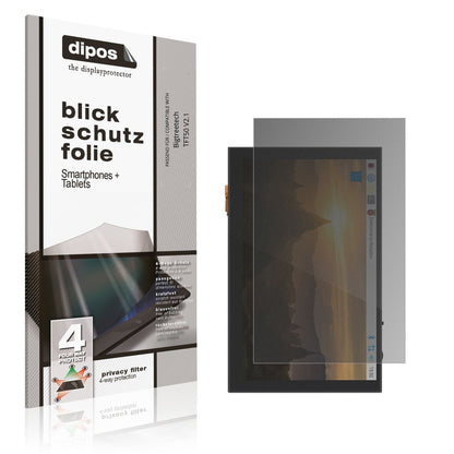 Blickschutzfolie für Bigtreetech TFT50 V2.1 matt S (1)