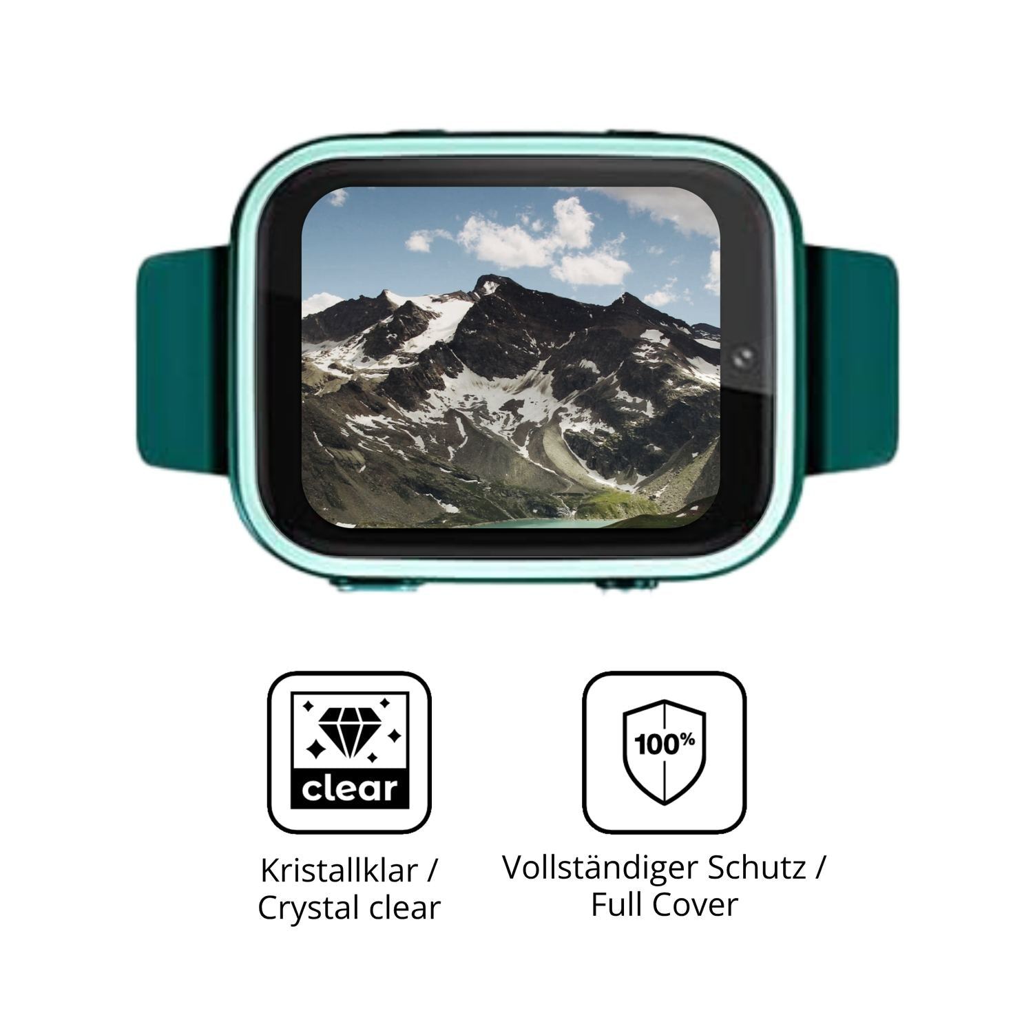 2x 3D Full Cover Schutzfolie für Oliimptek T45 (5)