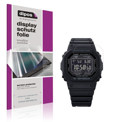 6x Schutzfolie klar für Casio G-Shock GW-5000-HS D (1)