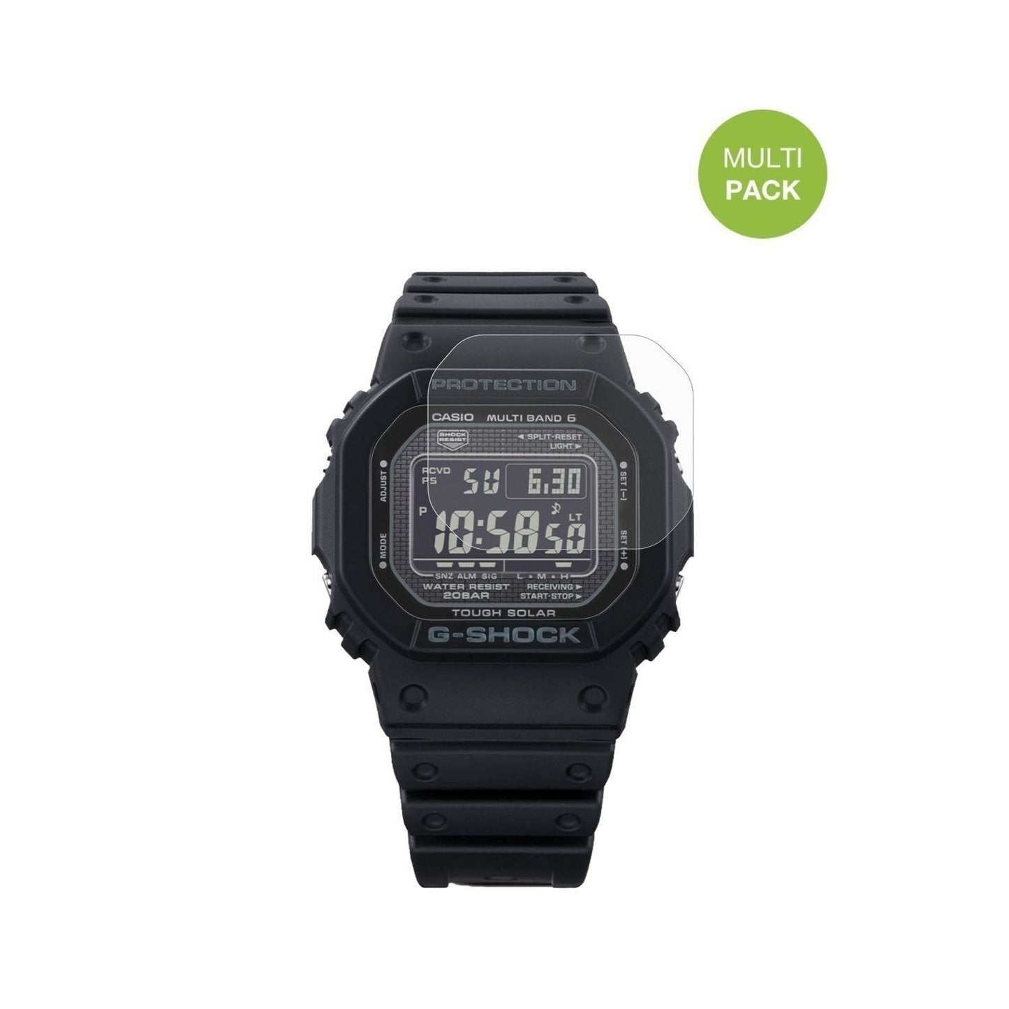 6x Schutzfolie matt für Casio G-Shock GW-5000-HS D (2)
