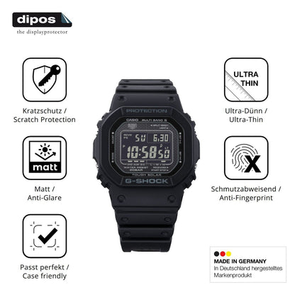 6x Schutzfolie matt für Casio G-Shock GW-5000-HS D (7)