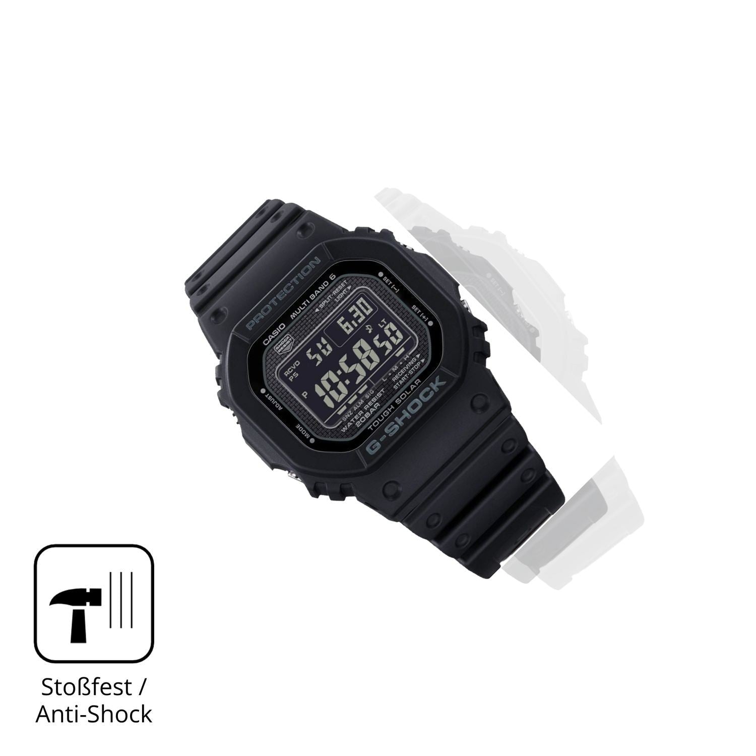 2x 9H Schutzfolie für Casio G-Shock GW-5000-HS Pan (4)