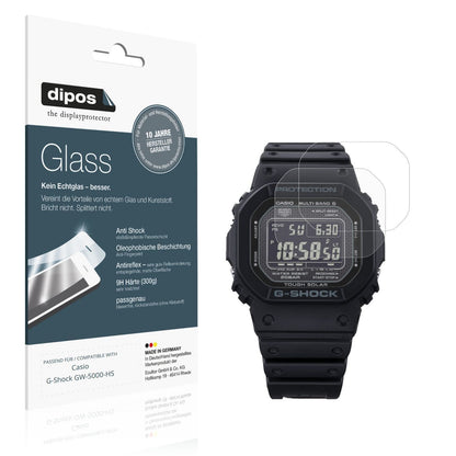 2x 9H Schutzfolie matt für Casio G-Shock GW-5000-H (1)