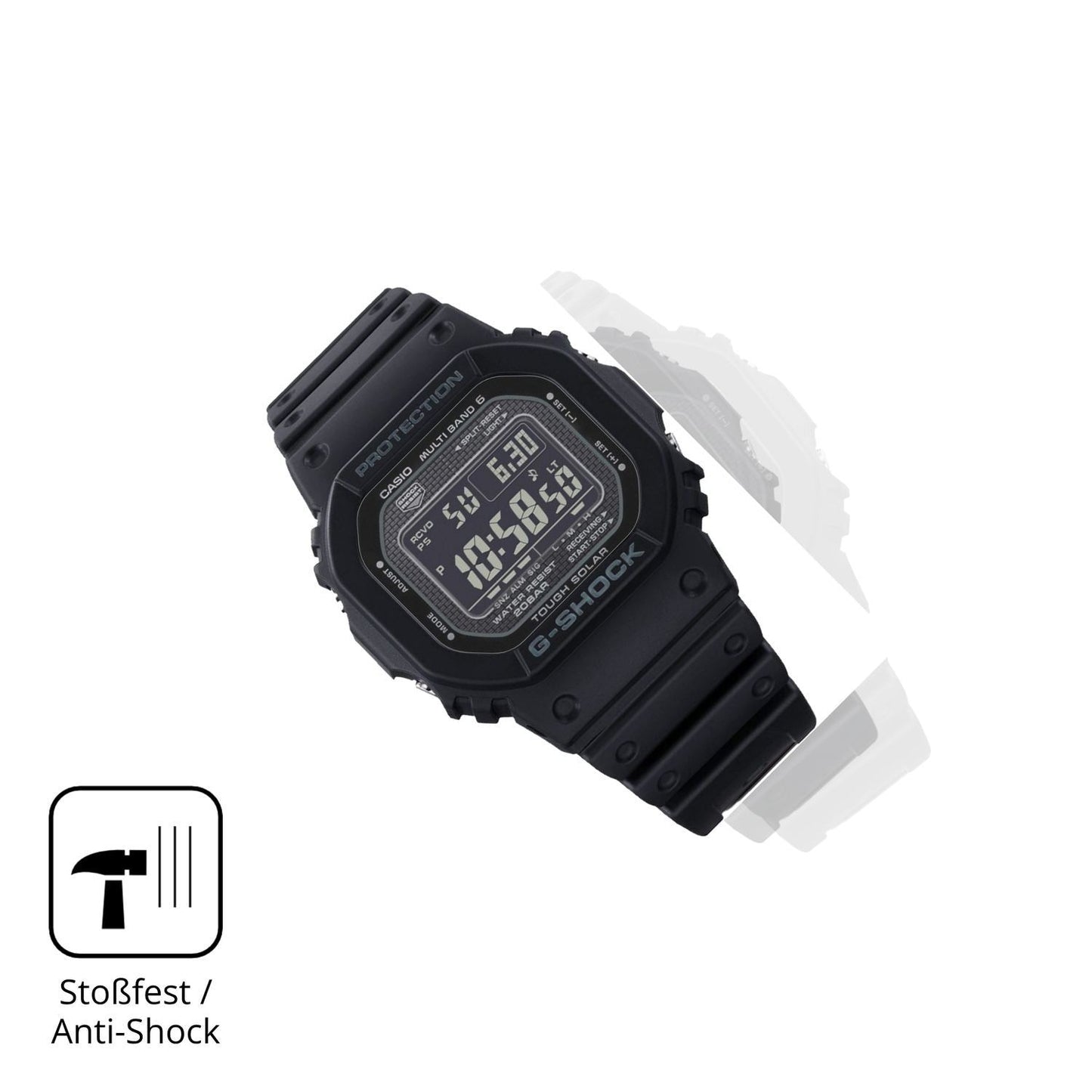 2x 9H Schutzfolie matt für Casio G-Shock GW-5000-H (4)