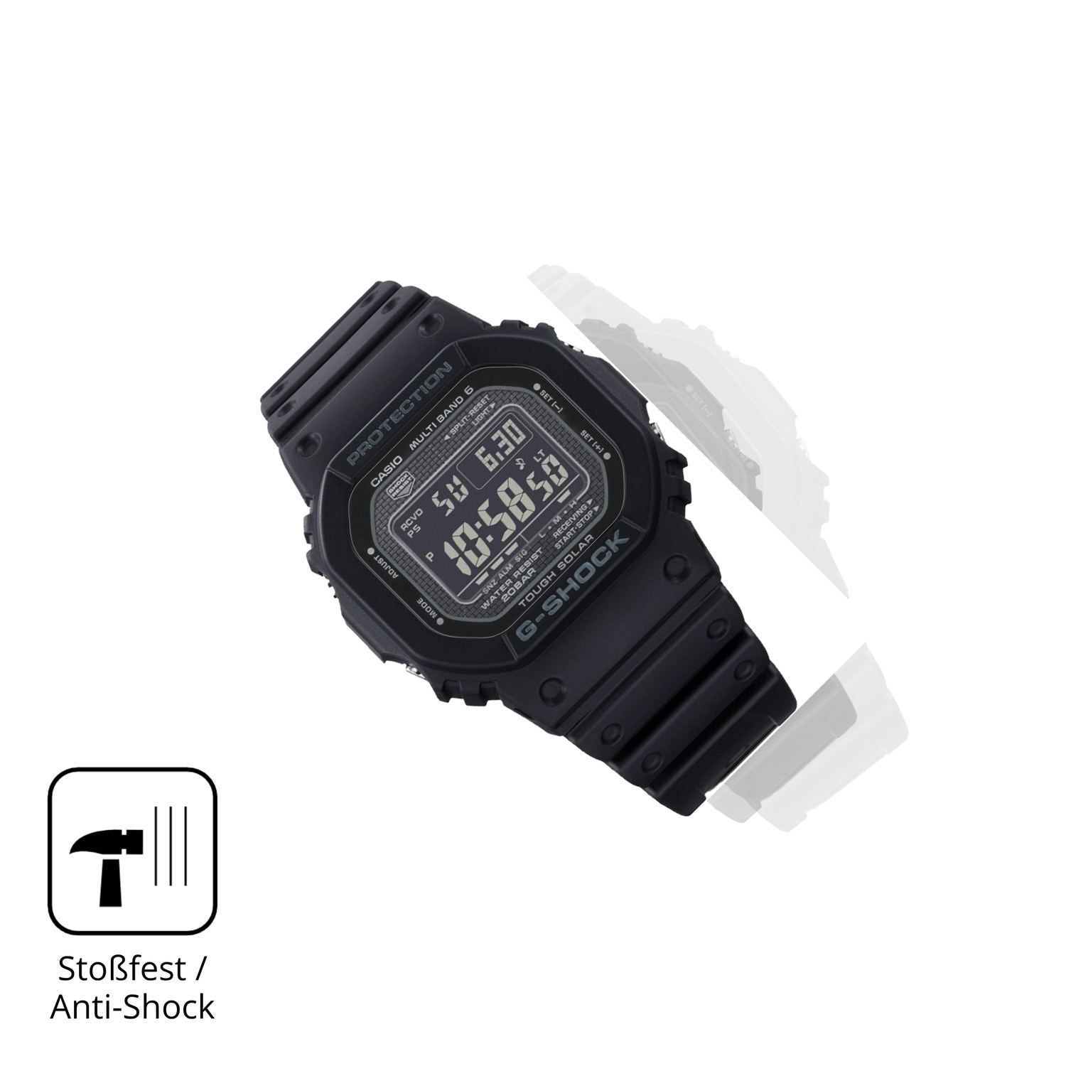 2x 9H Schutzfolie matt für Casio G-Shock GW-5000-H (4)