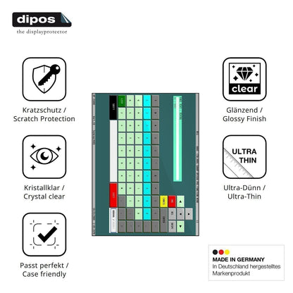 2x Schutzfolie klar für Sharp UP-3500 12.1 Display (7)