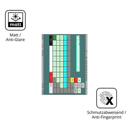2x Schutzfolie matt für Sharp UP-3500 12.1 Display (5)