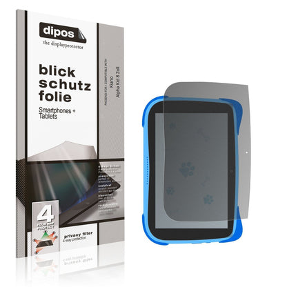 Blickschutzfolie für Kiano Alpha Kid 8 Zoll matt S (1)