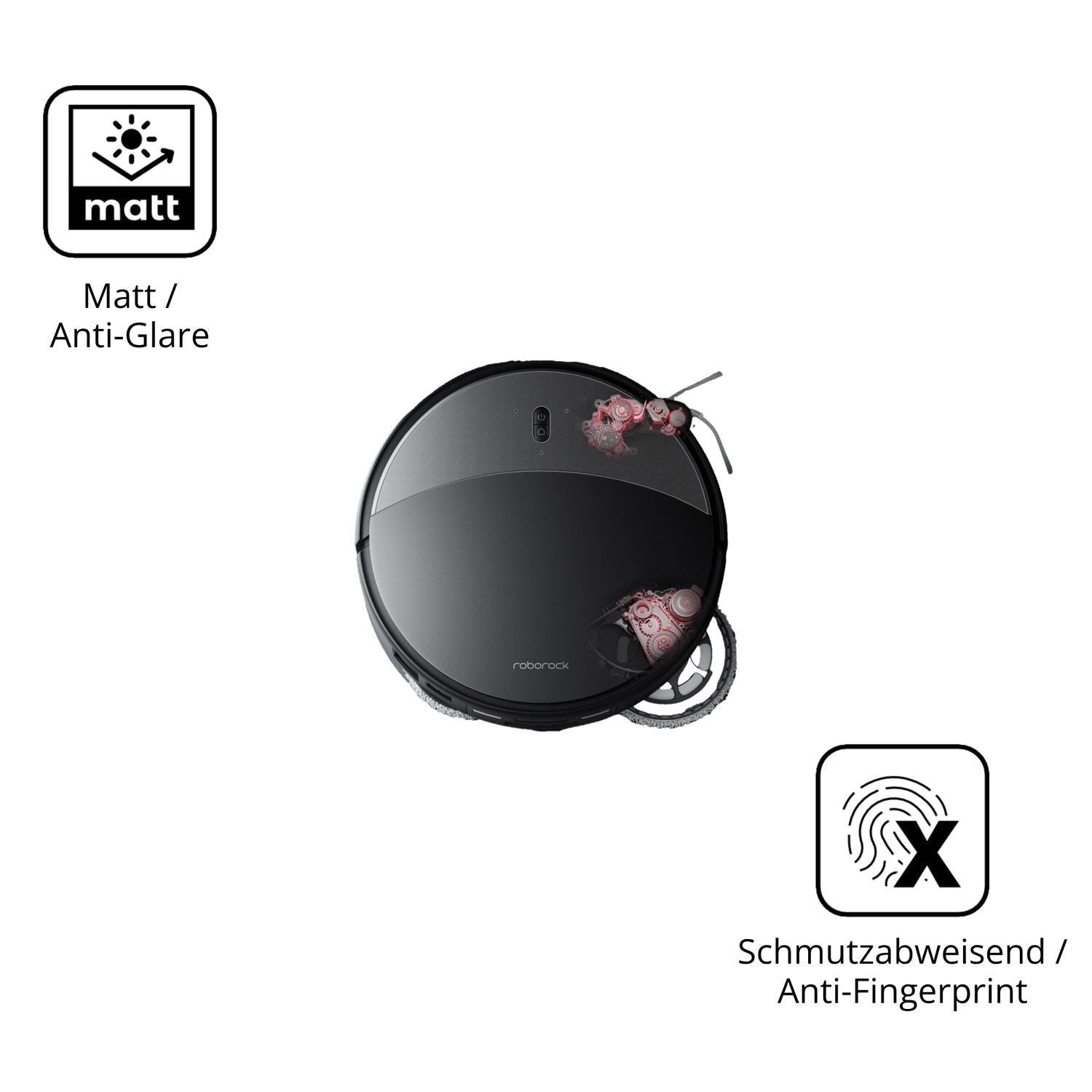 2x Schutzfolie matt für Roborock Saros 20 Display- (5)