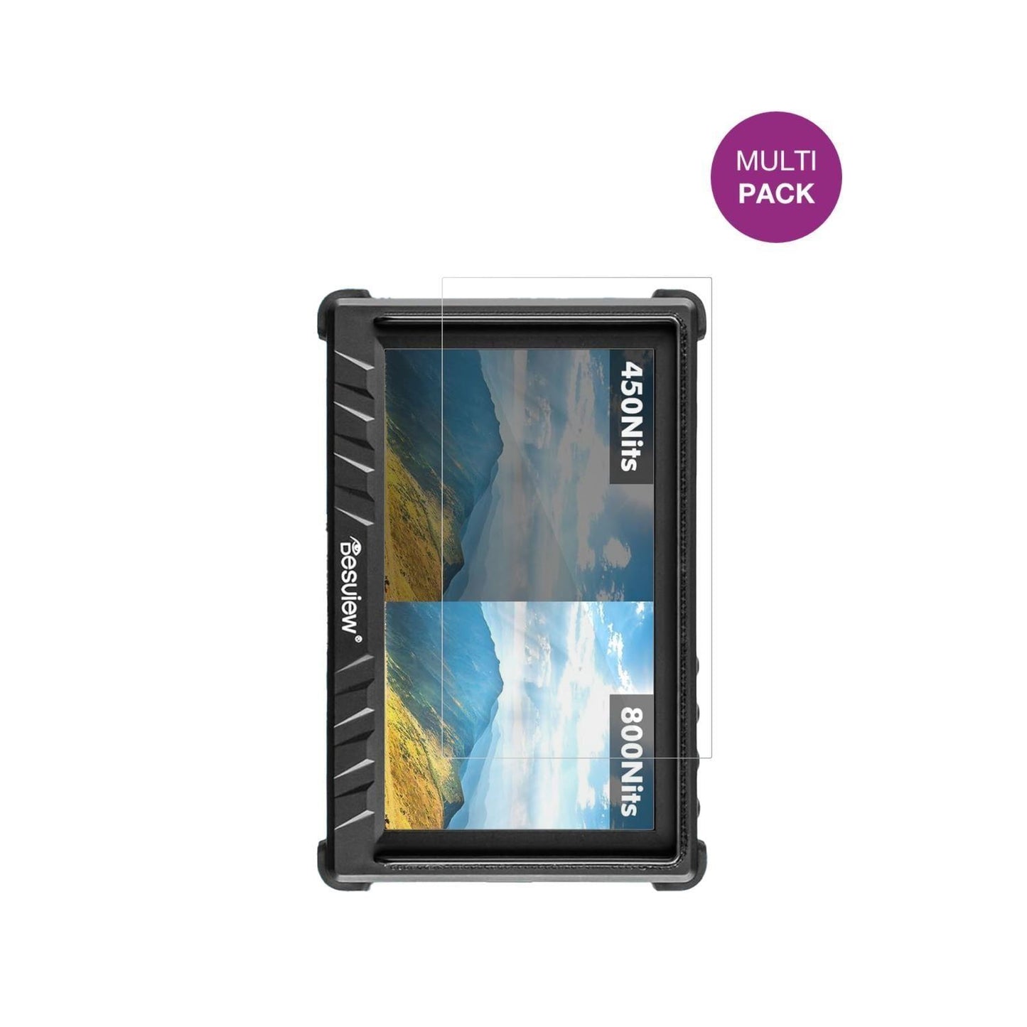 4x Schutzfolie klar für Desview P5 II 5.5 Zoll Dis (2)