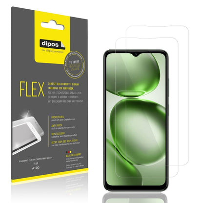 2x 3D Full Cover Schutzfolie für Itel A100 (1)