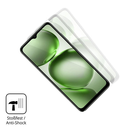 2x 3D Full Cover Schutzfolie für Itel A100 (4)