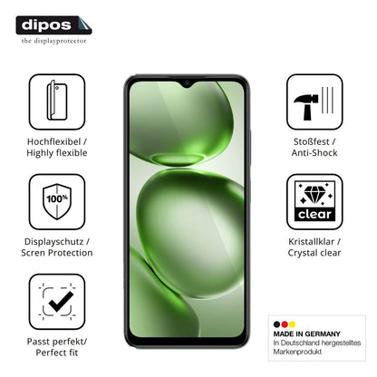 2x 3D Full Cover Schutzfolie für Itel A100 (7)