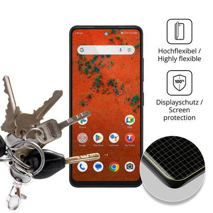 2x 3D Full Cover Schutzfolie für Telstra T-Elite 5 (3)