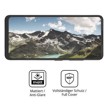 2x Full Cover Schutzfolie matt für Telstra T-Elite (5)