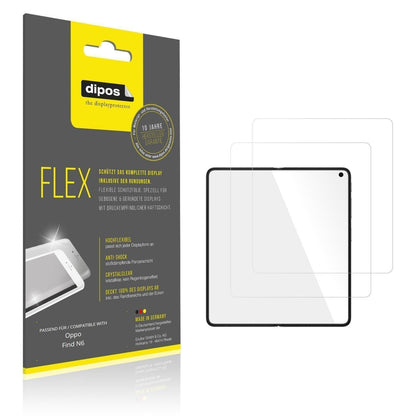 2x 3D Full Cover Schutzfolie für Oppo Find N6 (1)