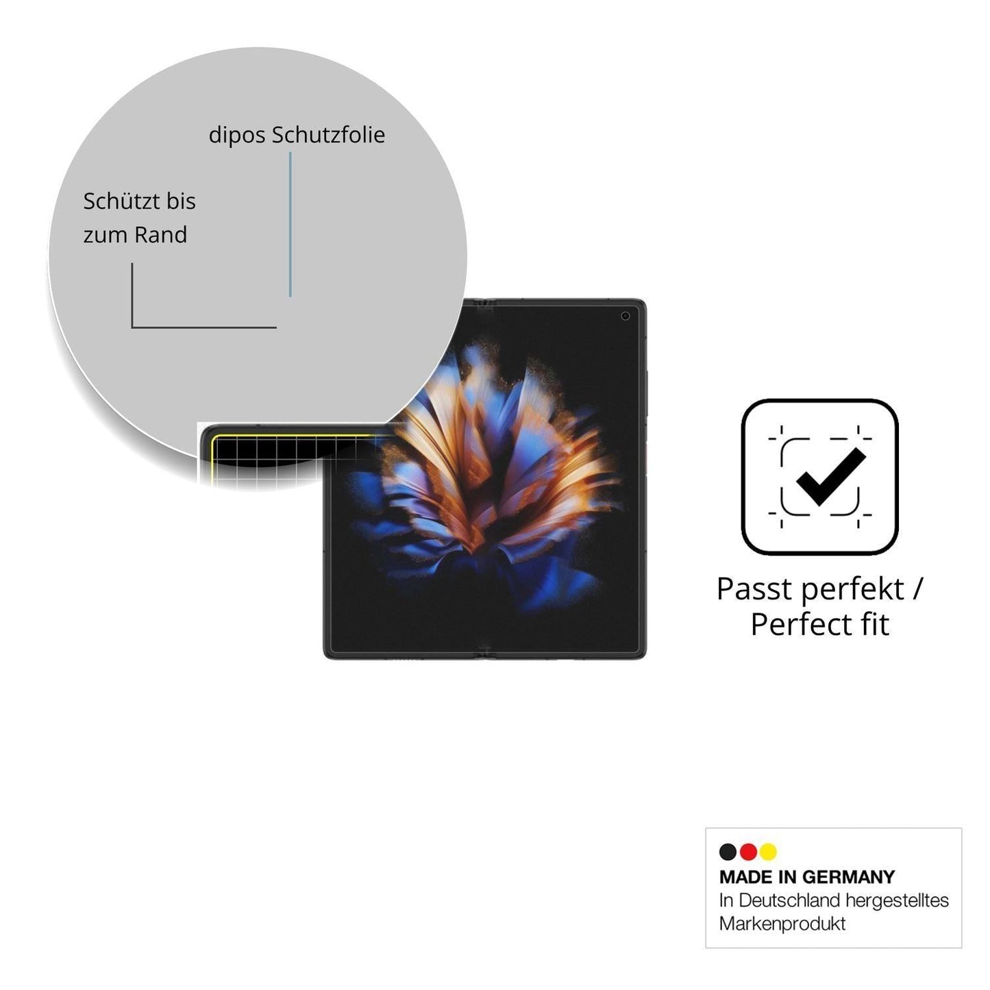 2x Full Cover Schutzfolie matt für Nubia Fold Auss (6)
