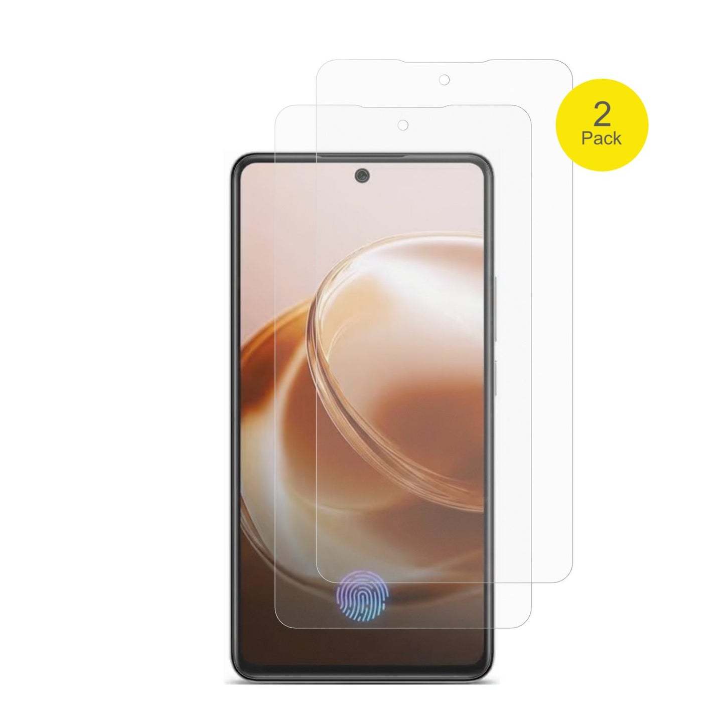 2x Full Cover Schutzfolie matt für Lava Bold 2 5G (2)