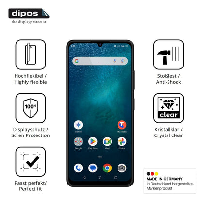 2x 3D Full Cover Schutzfolie für Telstra T-Pro 2 5 (7)