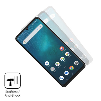 2x Full Cover Schutzfolie matt für Telstra T-Pro 2 (4)