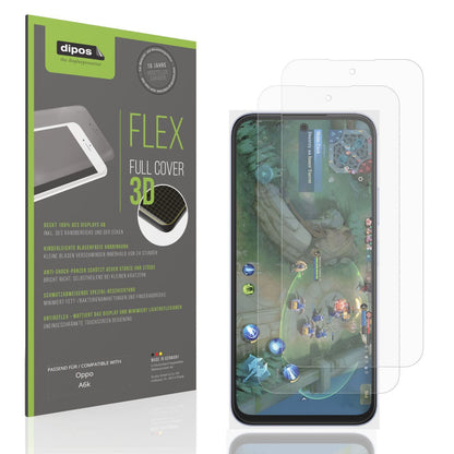 2x Full Cover Schutzfolie matt für Oppo A6k (1)