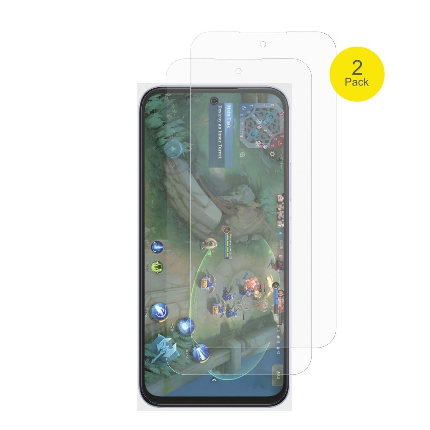 2x Full Cover Schutzfolie matt für Oppo A6k (2)