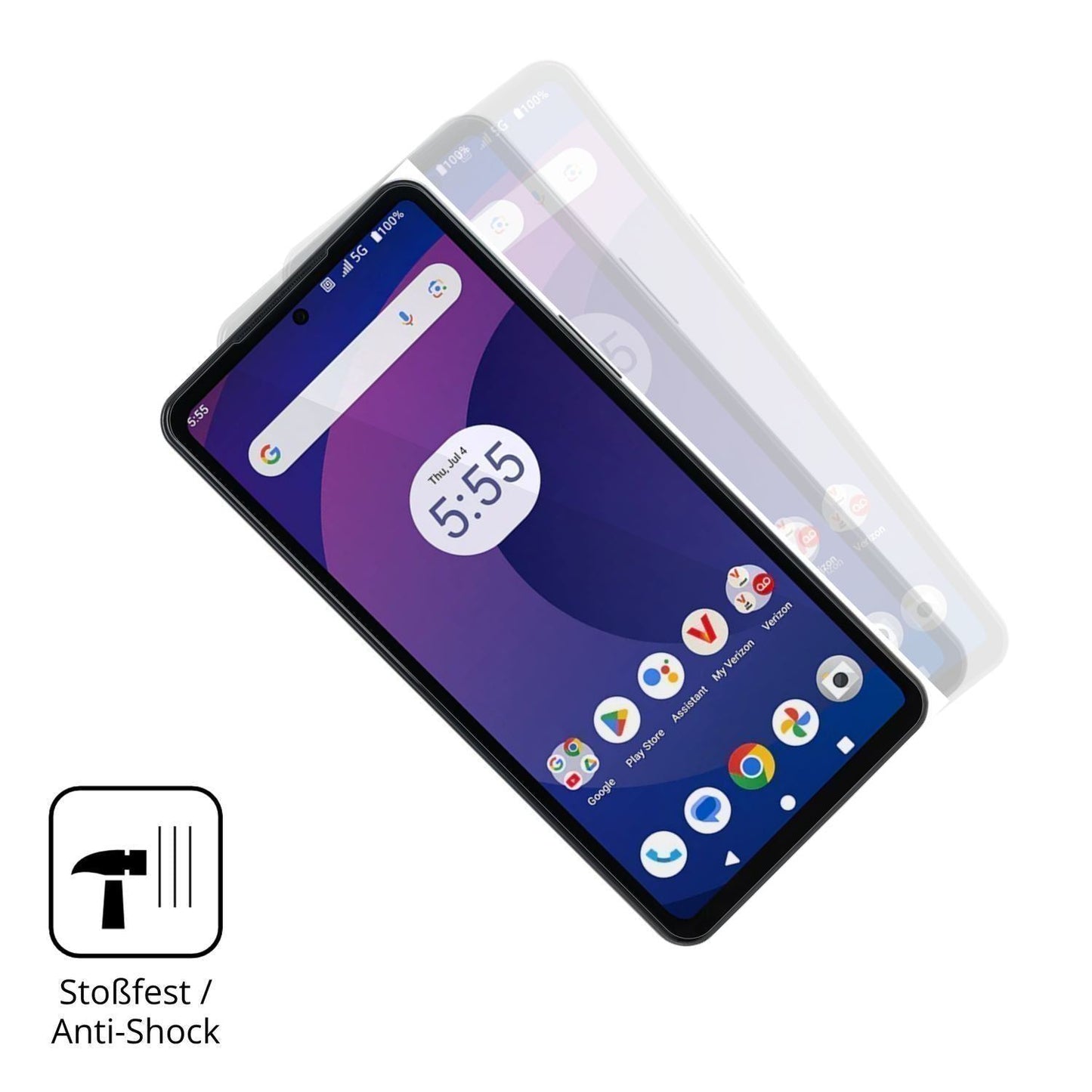 2x 3D Full Cover Schutzfolie für Orbic Trophy 5G (4)