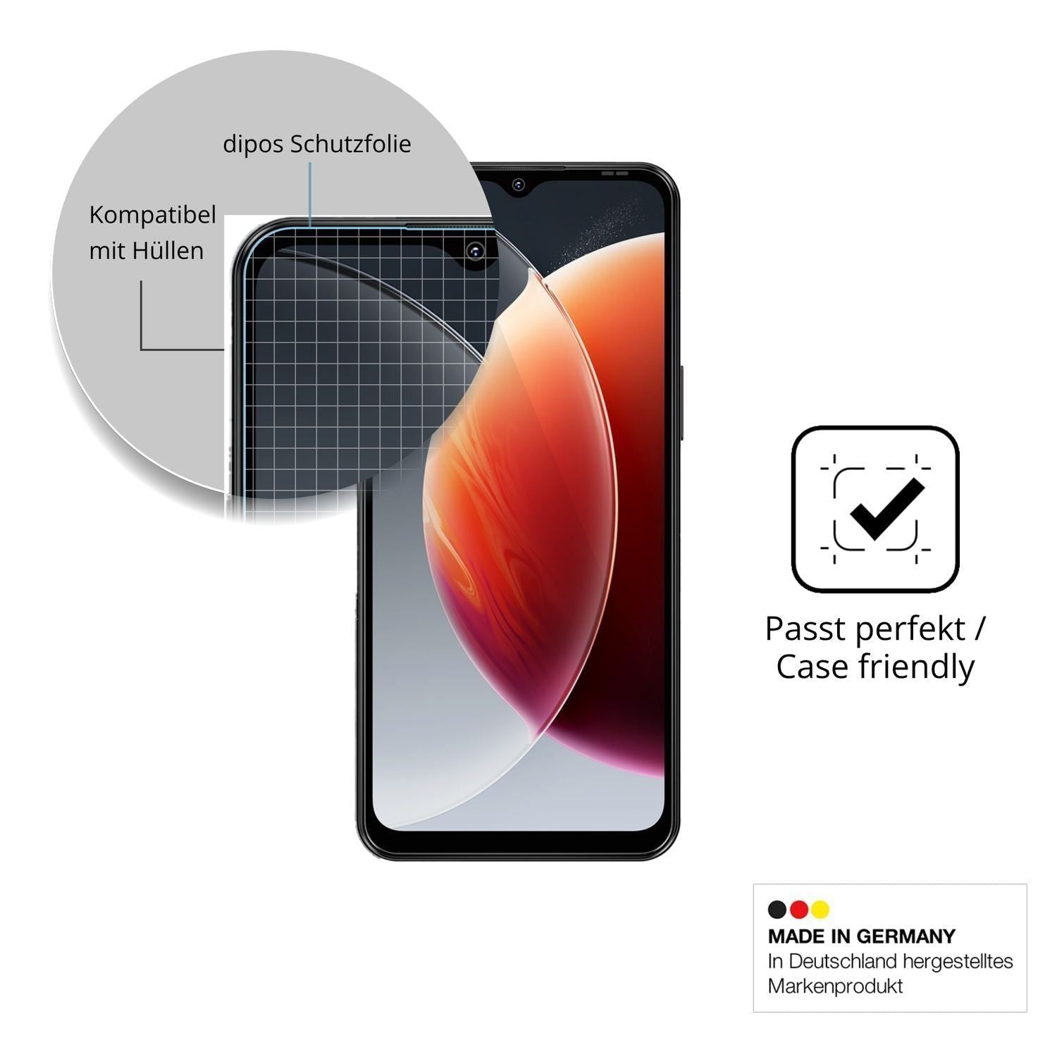 4x Schutzfolie klar für Blackview Wave 7C Display- (6)