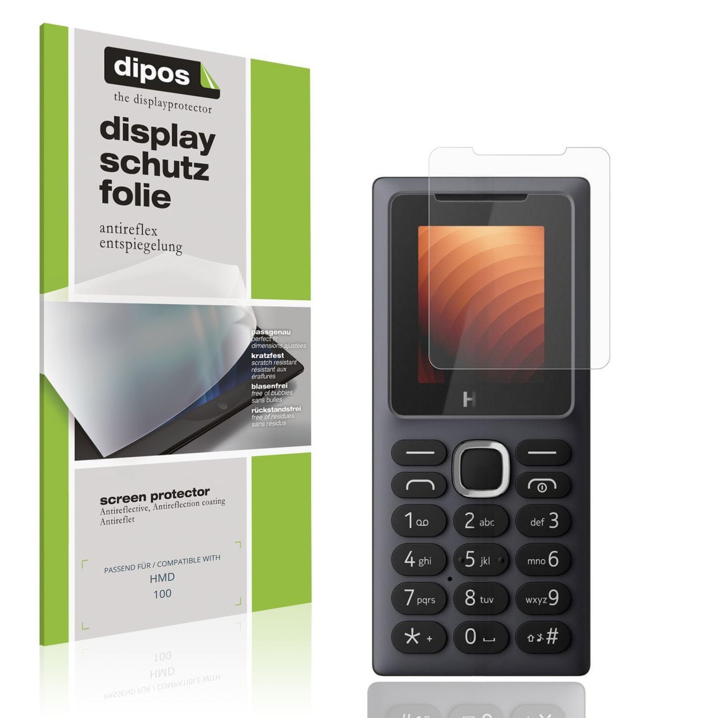 4x Schutzfolie matt für HMD 100 Display-Schutzfoli (1)