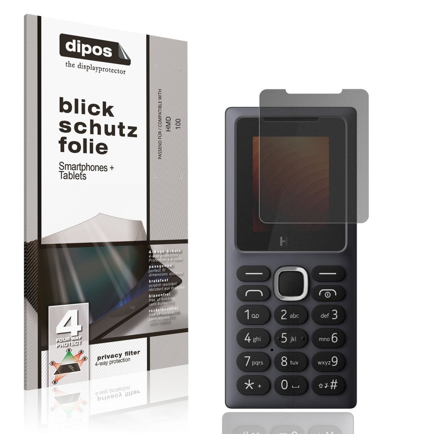 Blickschutzfolie für HMD 100 matt Schutzfolie Priv (1)