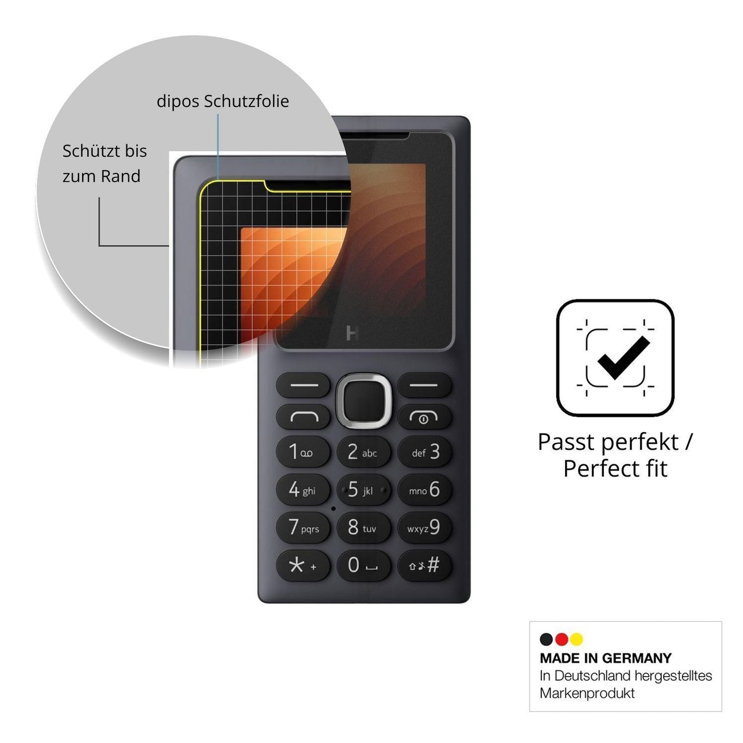Blickschutzfolie für HMD 100 matt Schutzfolie Priv (4)