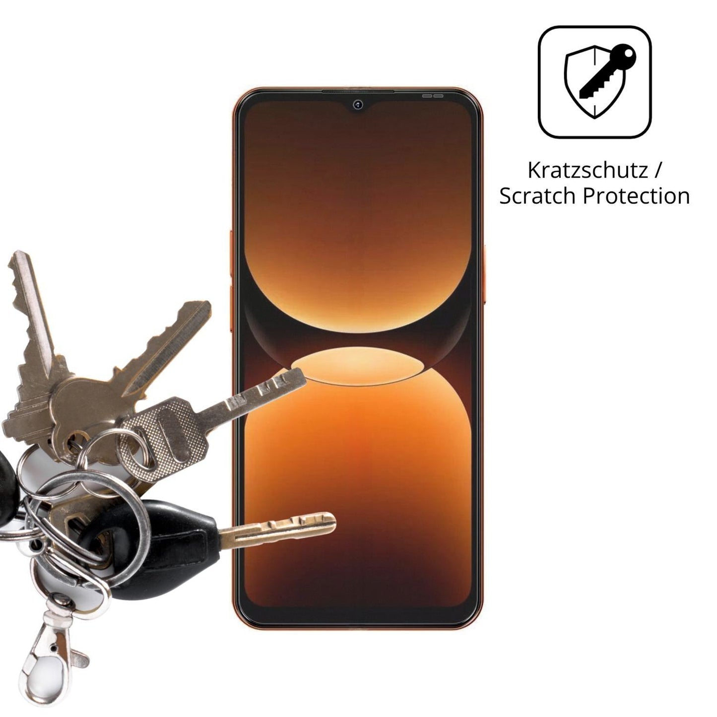 4x Schutzfolie matt für Oscal Flat 3C Display-Schu (4)