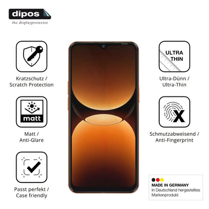 4x Schutzfolie matt für Oscal Flat 3C Display-Schu (7)
