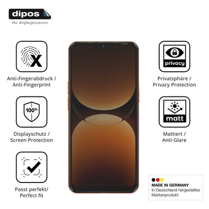 Blickschutzfolie für Oscal Flat 3C matt Schutzfoli (5)