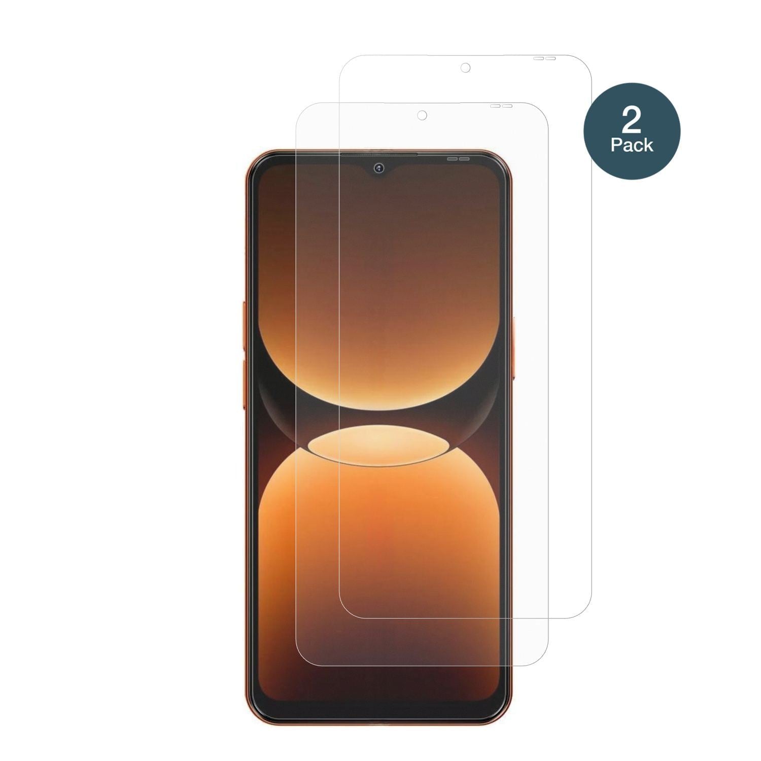 2x 9H Schutzfolie matt für Oscal Flat 3C Panzerfol (2)