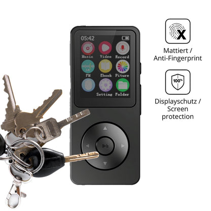 Blickschutzfolie für LICAEVEY MP3-Player matt Schu (3)